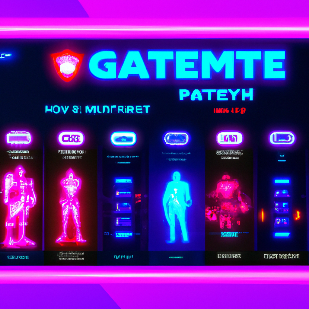 NeonArcade lobby snapshot